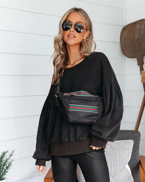 Addams Oversized Sweatshirt - Black - FINAL SALE | VICI Collection