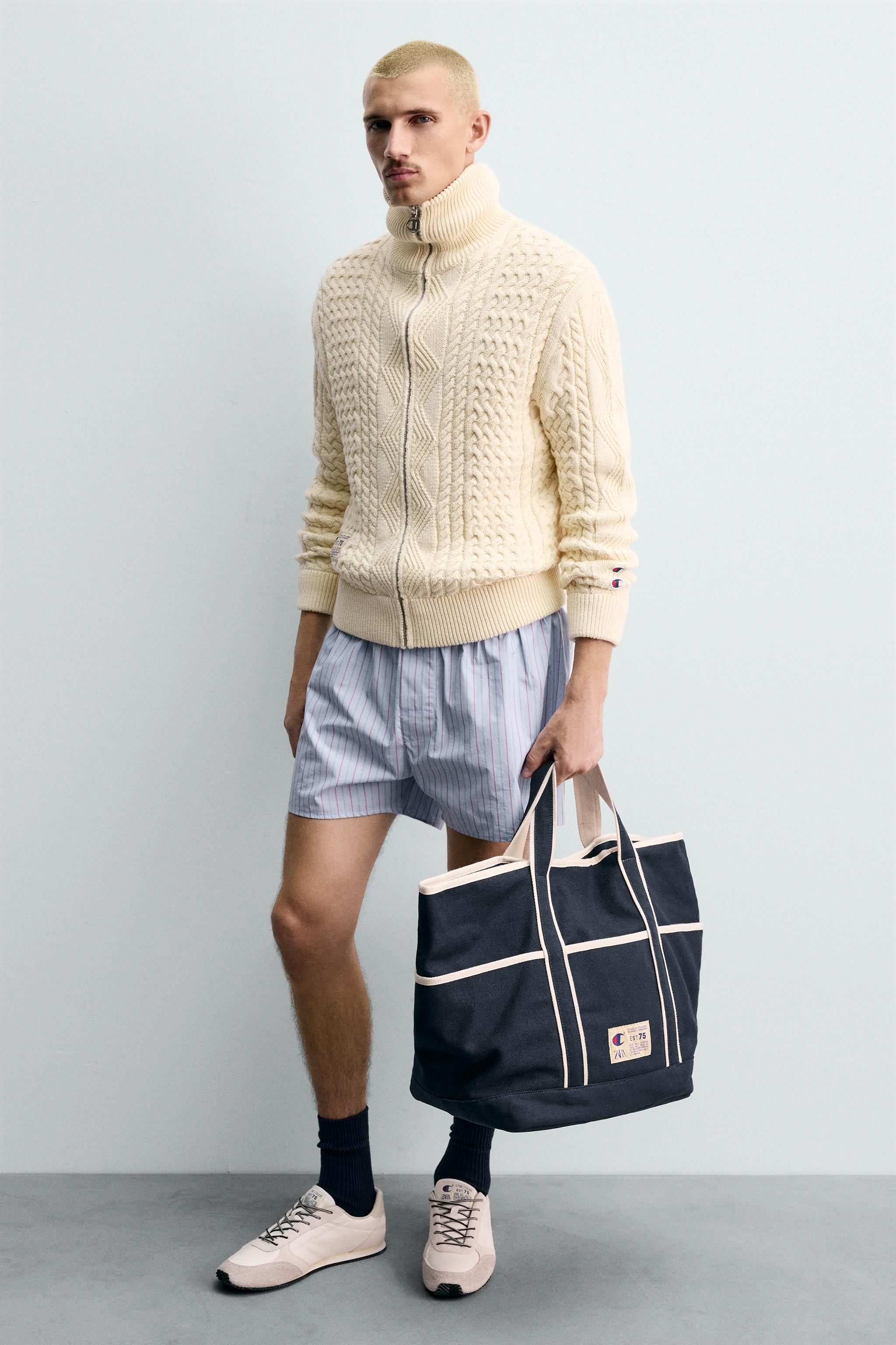 CHAMPION ® X ZARA WOVEN SHOPPER BAG | Zara US