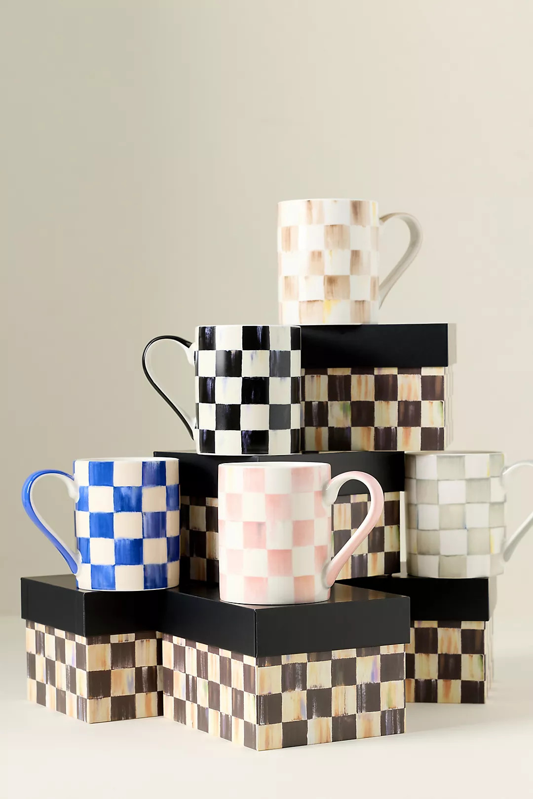 MacKenzie-Childs Check Porcelain Mug | Anthropologie (US)