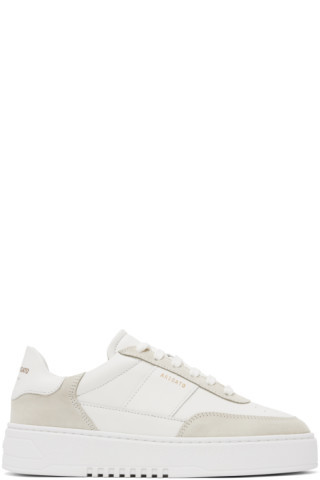White & Beige Orbit Vintage Sneakers | SSENSE