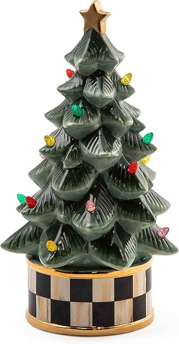 MACKENZIE-CHILDS Illuminated Retro Tree, Decorative Light-up Tree for Christmas Decor, Granny Kit... | Amazon (US)