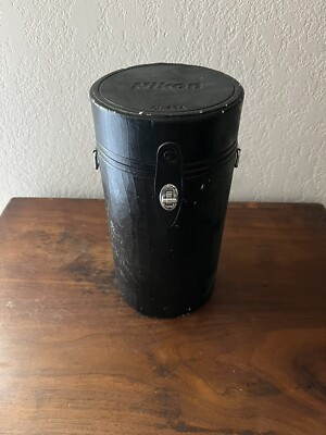 Nikon CL-43A Hard Leather Camera Lens Case - 9.75” by 5.0” Outside Dimension | eBay US