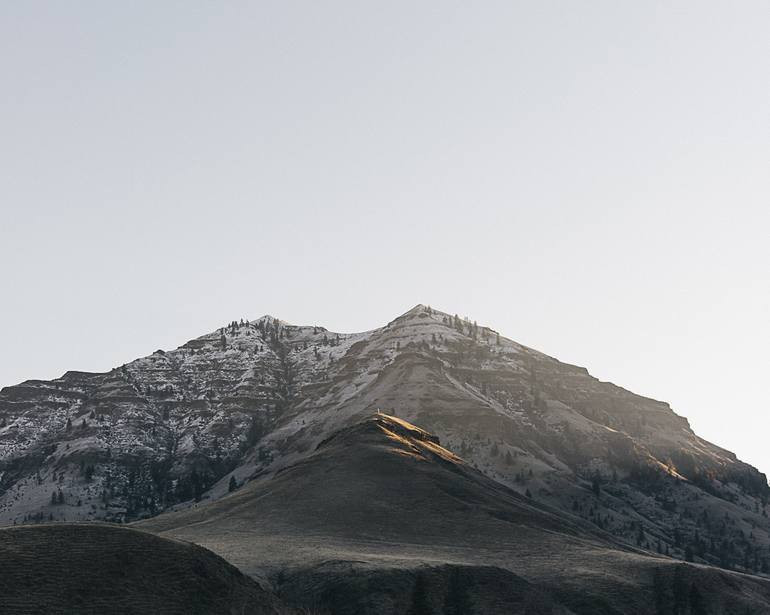 Snow-Capped Crust Rising Art Print | Saatchi Art 