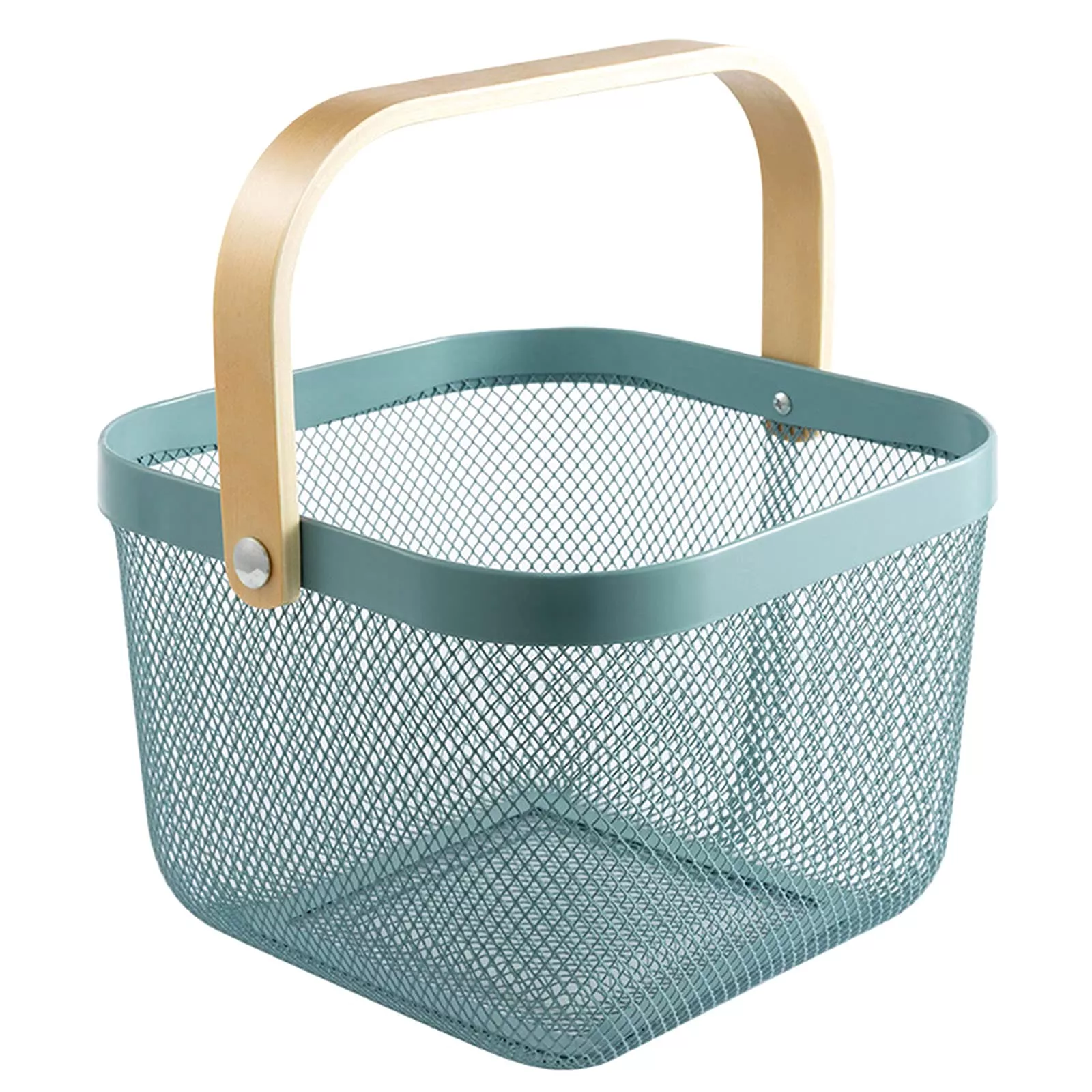 RISATORP Wire basket, white, 9 ¾x10 ¼x7 - IKEA