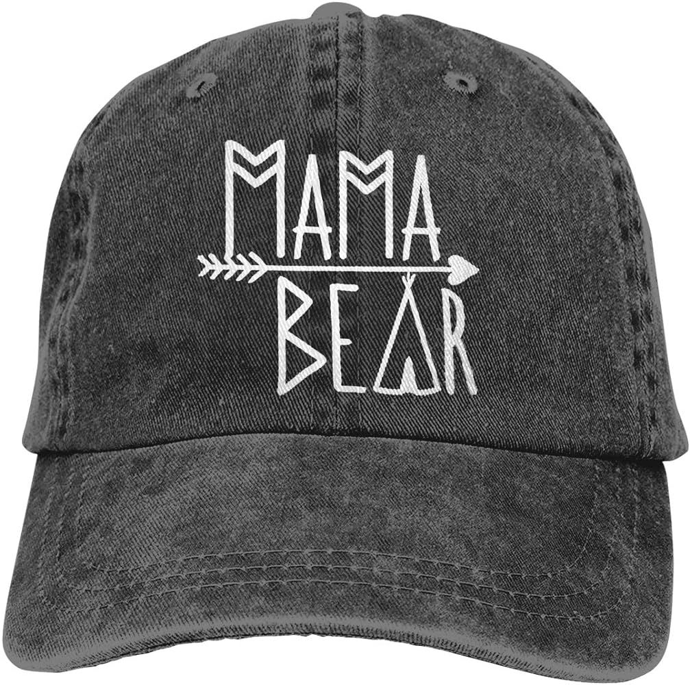 Mama Bear Denim Hat Adjustable Female Stretch Baseball Hats | Amazon (US)