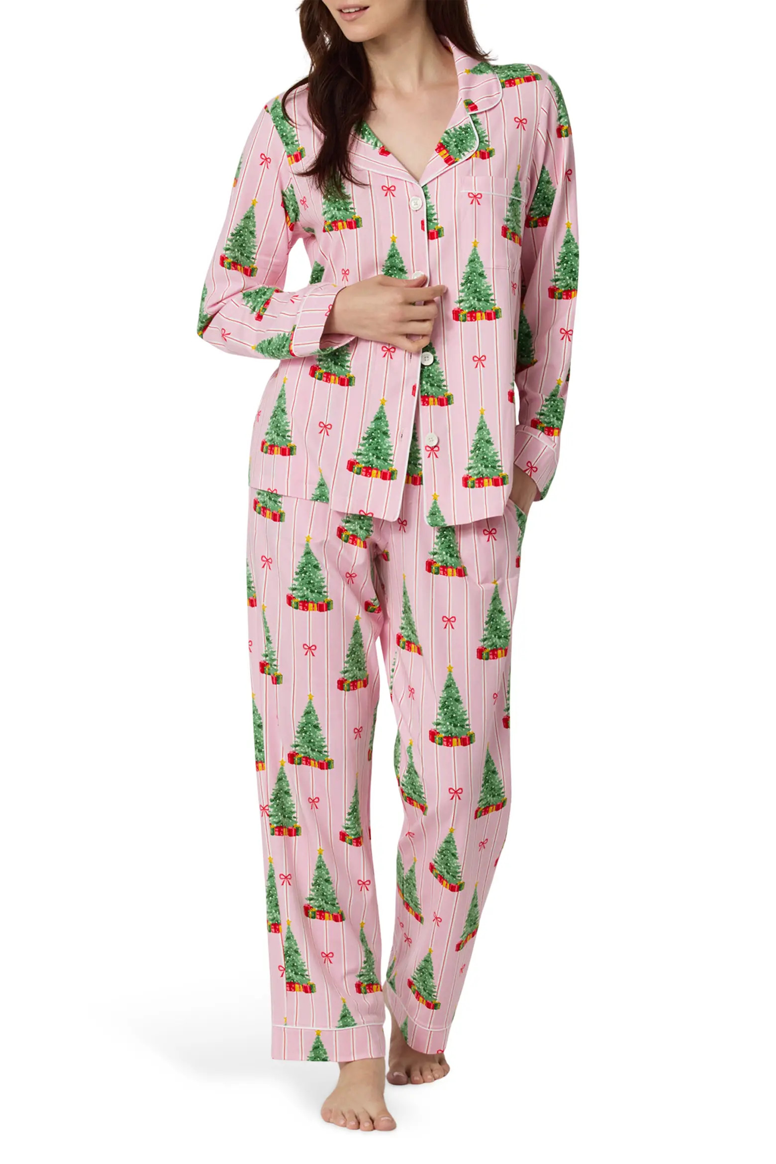 BedHead Pajamas Print Stretch Organic Cotton Pajamas (Women) | Nordstrom | Nordstrom