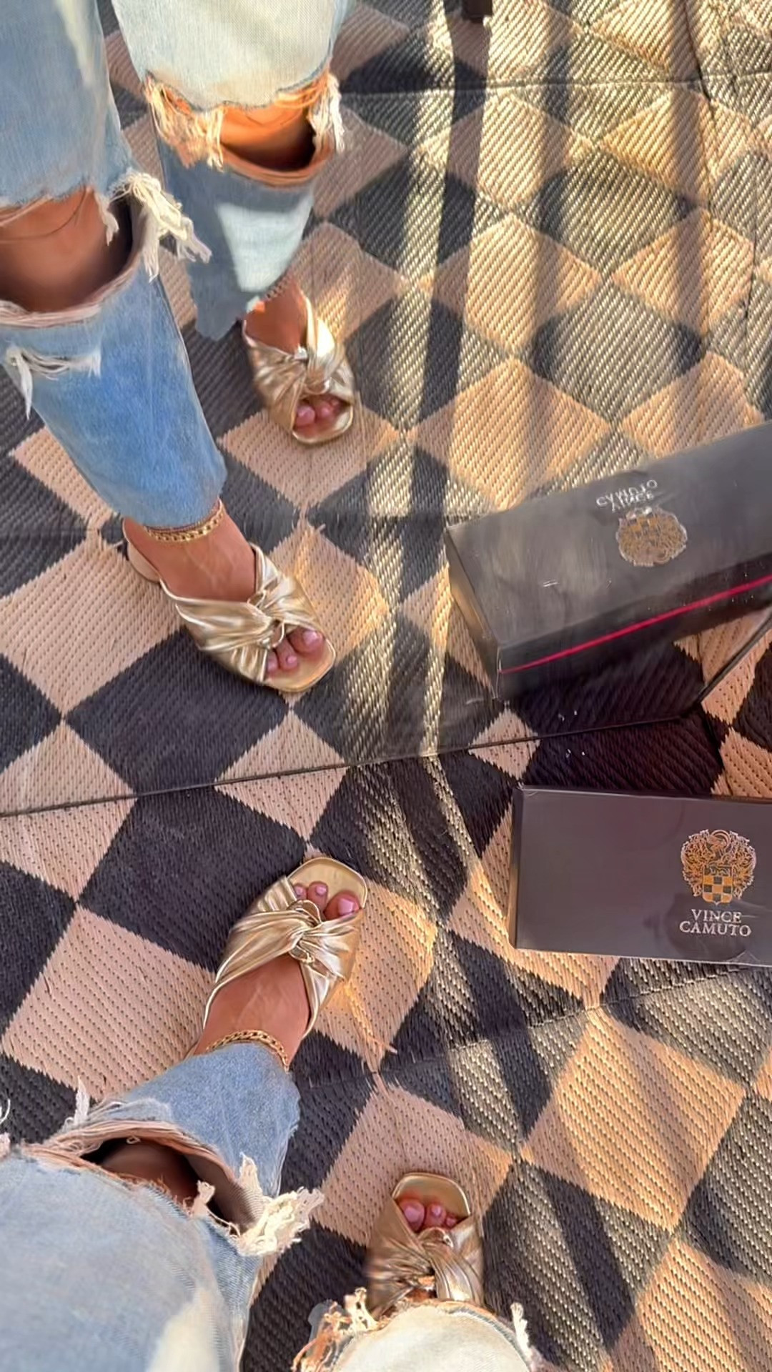 Classy with a little edge 💫 Vince Camuto just gets it #vincecamutosandals #comfortablesandals  #summersandals #ad 

 #LTKootd #LTKWorkwear #LTKTravel