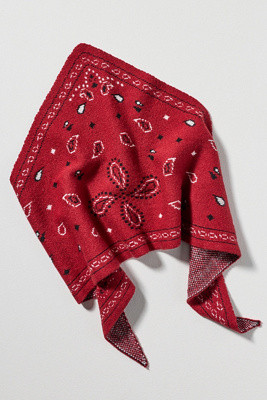 By Anthropologie Knit Triangle Bandana Scarf | Anthropologie (US)