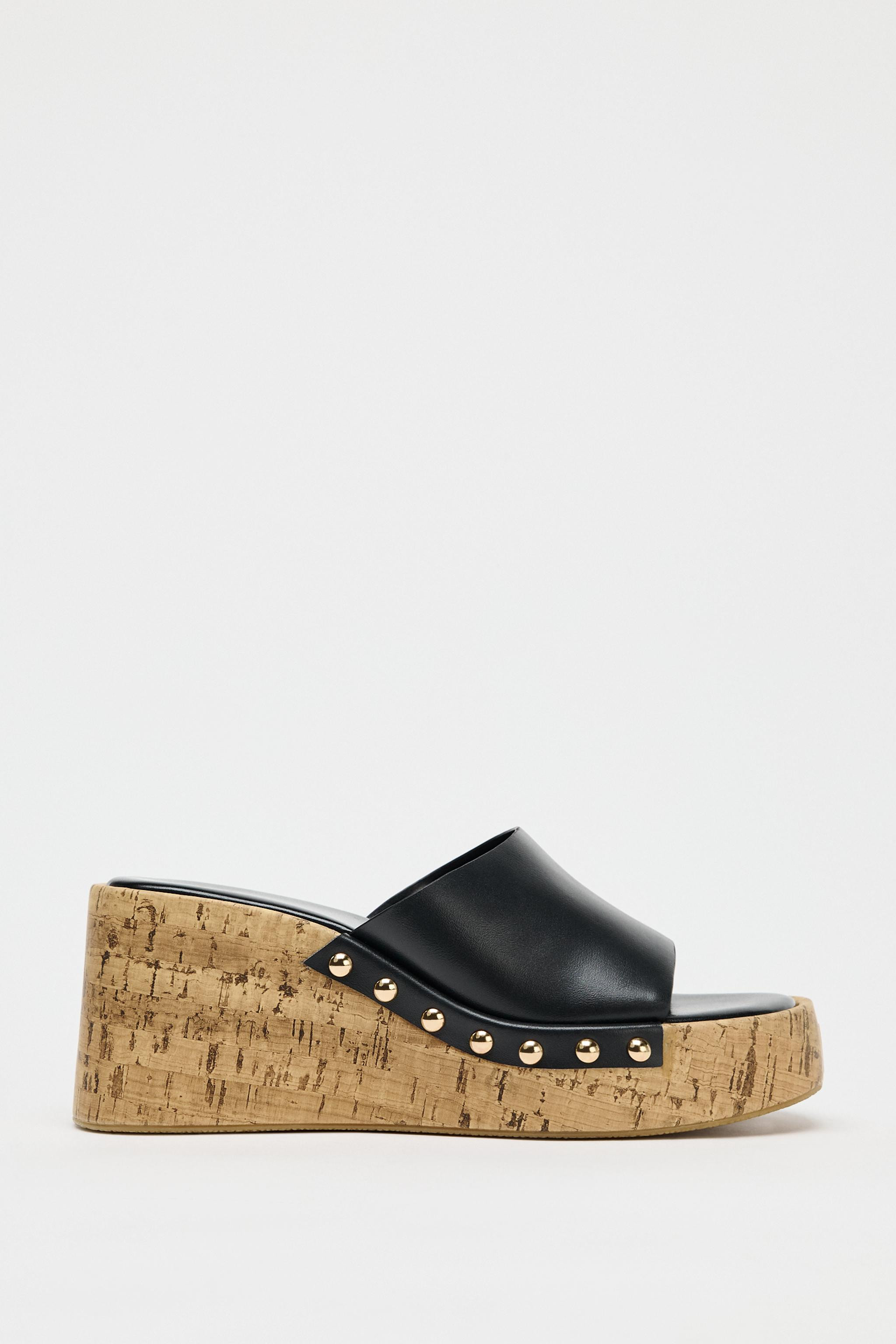 STUDDED WEDGES | Zara UK