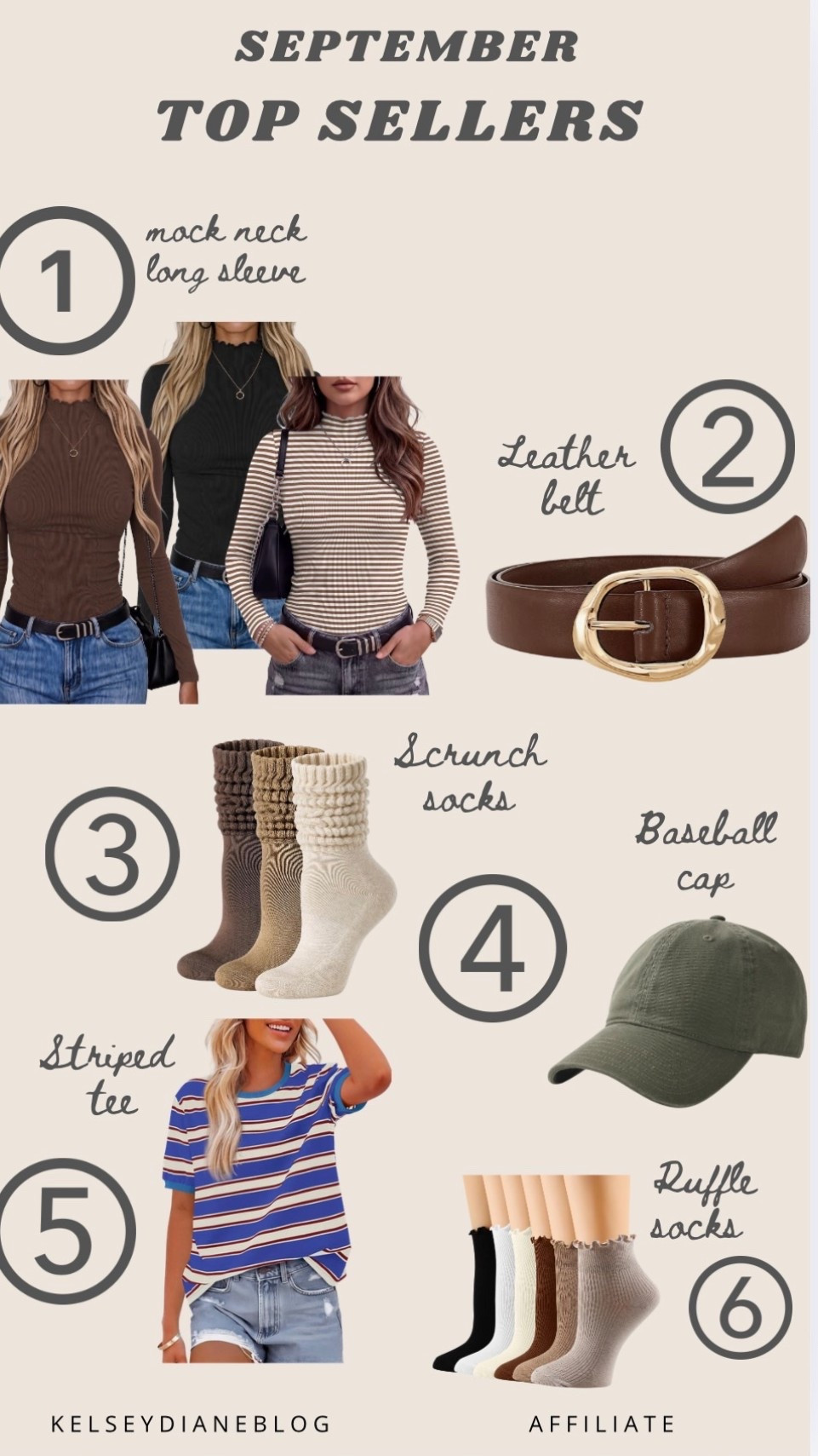 September’s top sellers on Amazon! Scrunch socks, striped Aritzia dupe, baseball cap, mock neck shirt, leather belt

#LTKfall #LTKcanada #LTKstyletip