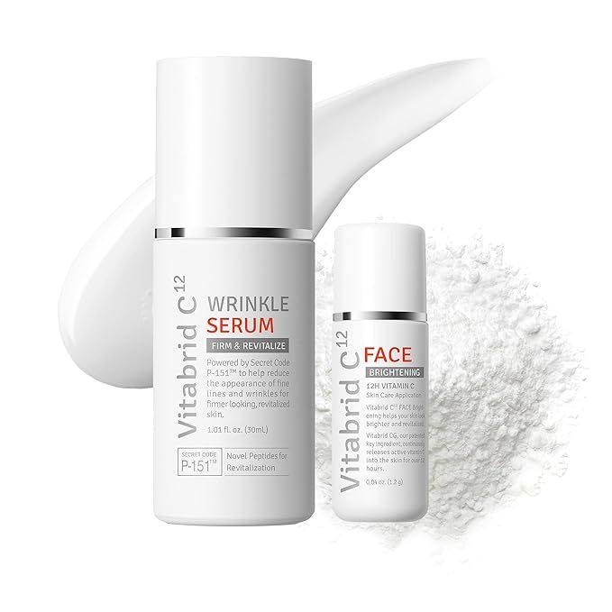 Vitabrid C12 Wrinkle Serum Professional Helps Reduce Fine Lines & Wrinkles, Delivers 12-hour Acti... | Amazon (US)