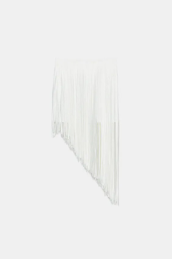 ASYMMETRISCHER ROCK MIT FRIENSEN ZW COLLECTION | Zara DE