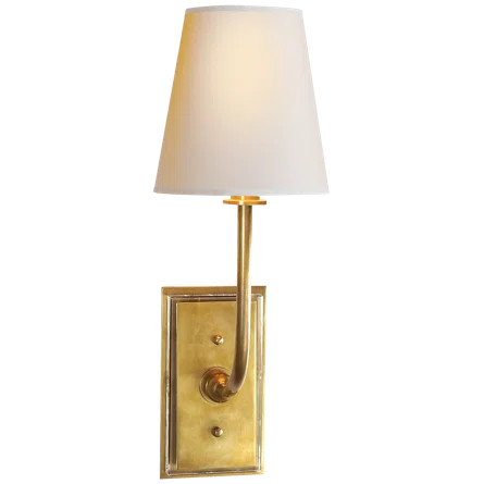 Visual Comfort Thomas O'Brien Hulton 1 - Light Armed Sconce | Wayfair North America
