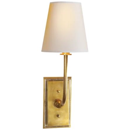 Visual Comfort Thomas O'Brien Hulton 1 - Light Armed Sconce | Wayfair North America