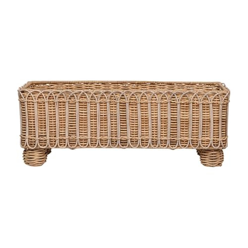 Juliska Provence Rattan Rectangular Planter - Whitewash | Amazon (US)