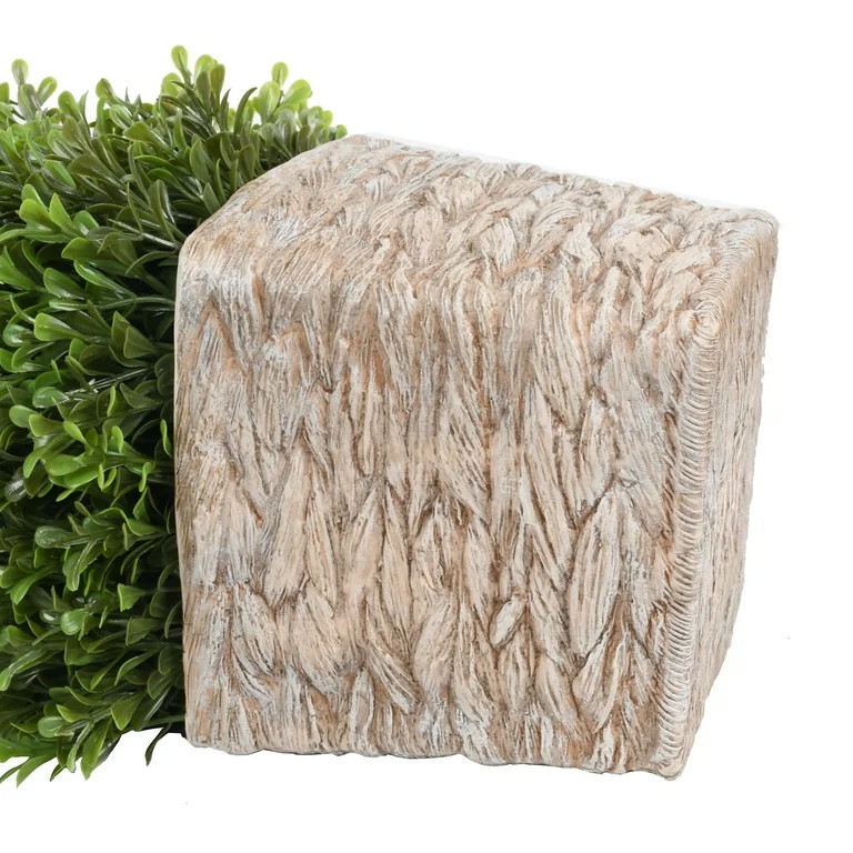 Better Homes & Gardens 23" H Topiary Outdoor Spire Decor with Solar Powered Warm White LED Lights... | Walmart (US)