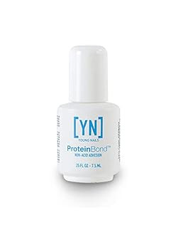 Young Nails Protein Bond - Non-Acidic Nail Primer, Enhanced Adhesion for Gel Polish & Acrylic, Nail Dehydrator, PH Bonder for Gel Nails, 0.25 oz | Amazon (US)
