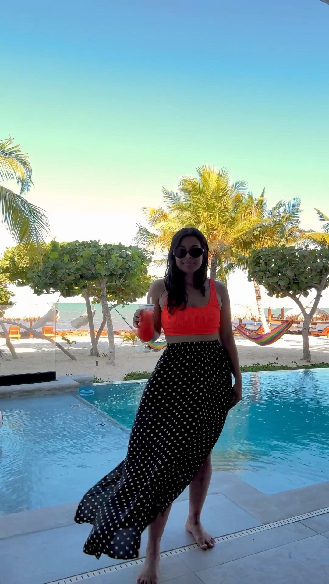 Vacation outfit - two piece swim suit from Old Navy paired with  