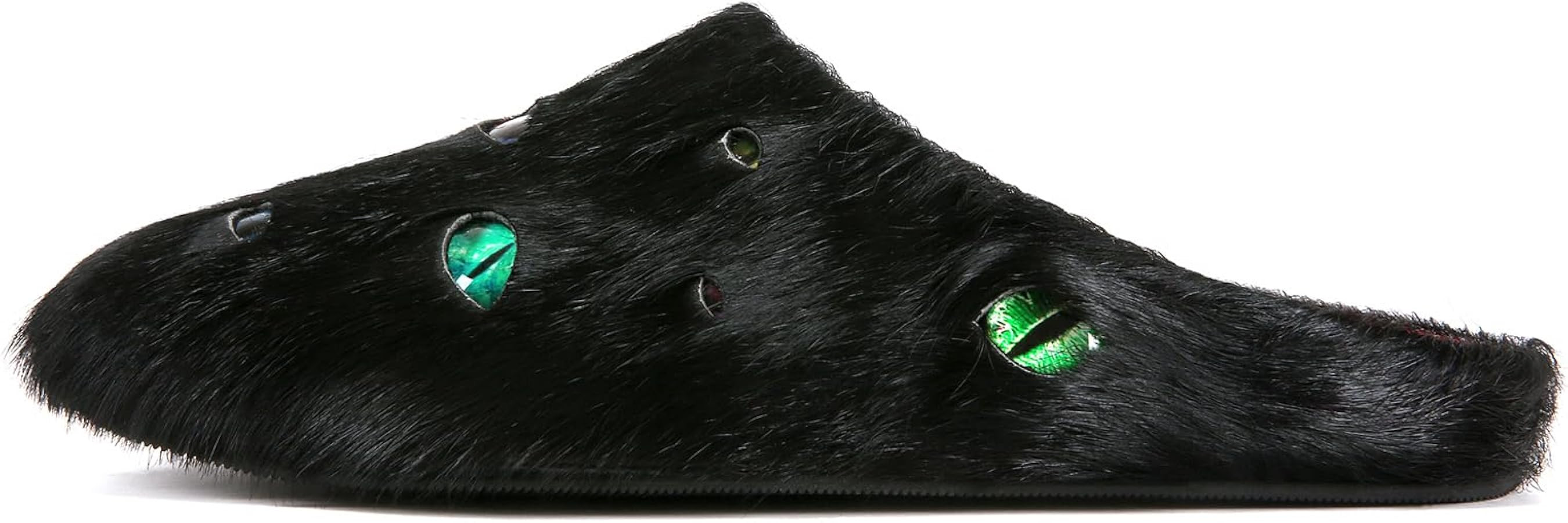 Real Fur Slides Mules for Women Round Toe Slip on Sandals Fuzzy Luxury Platform Clogs Slippers Co... | Amazon (US)