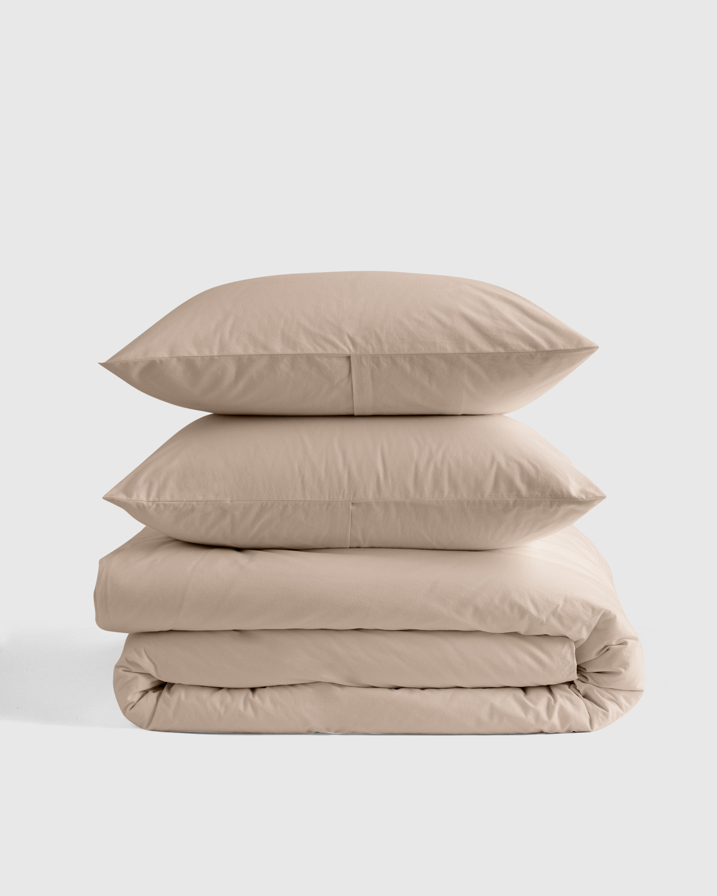 Organic Brushed Cotton Duvet Cover Set | Quince