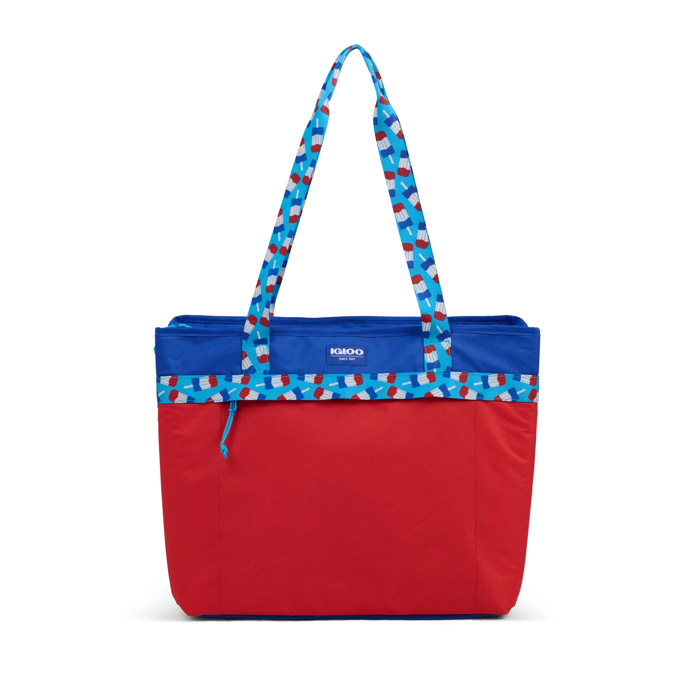 Igloo 20 Can Laguna Dual Tote Soft Side Cooler Bag, Red, White and Blue | Walmart (US)