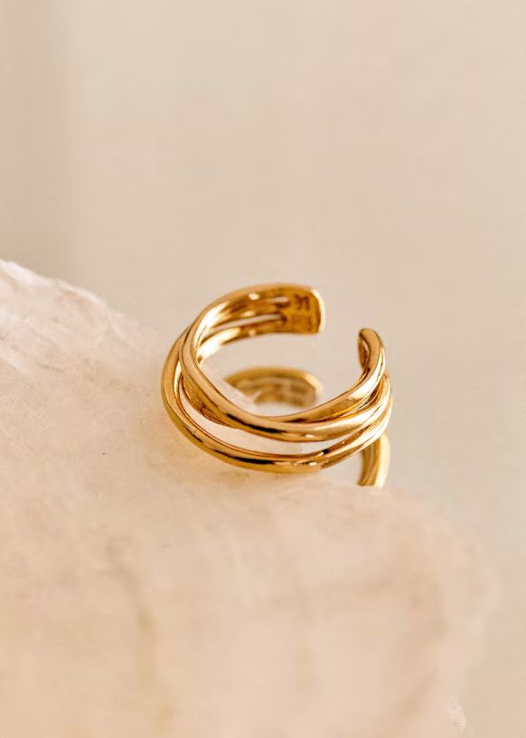 Chiara Ring - Gold - Brass - Sézane | Sezane Paris