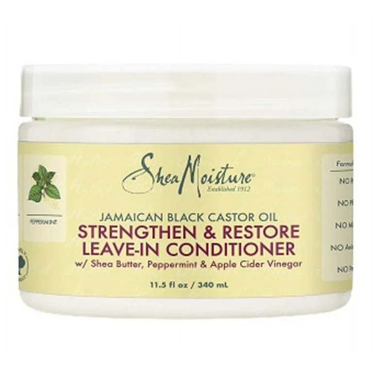 Shea Moisture Jamaican Black Castor Oil Strengthen & Restore Leave-In Conditioner 11 oz (Pack of ... | Walmart (US)