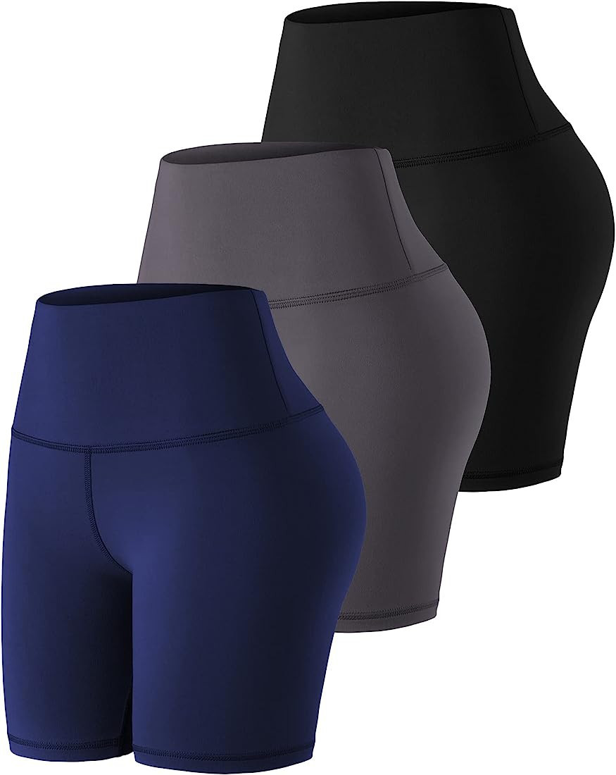 ATHVOTAR High Waisted Spandex Shorts for Women, Booty Workout Yoga Biker Shorts | Amazon (US)