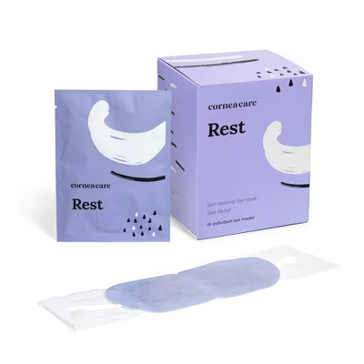 CorneaCare Rest Self Heating Warm Compress Eye Masks for Dry Eye Relief - Preservative & Fragranc... | Target