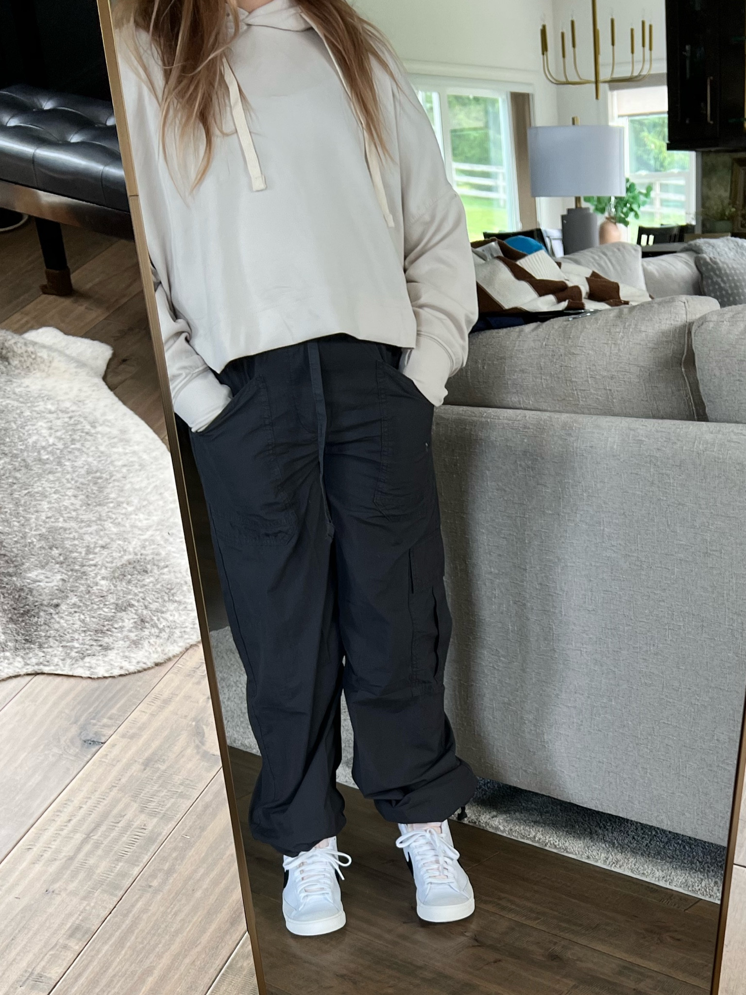 Teen back to school outfit. Parachute pants from American Eagle - pull on style. 

Nike high tops

#teenschoolclothes #americaneagle #cargopants #hightops #schoolclothes 



#LTKstyletip #LTKBacktoSchool #LTKunder50