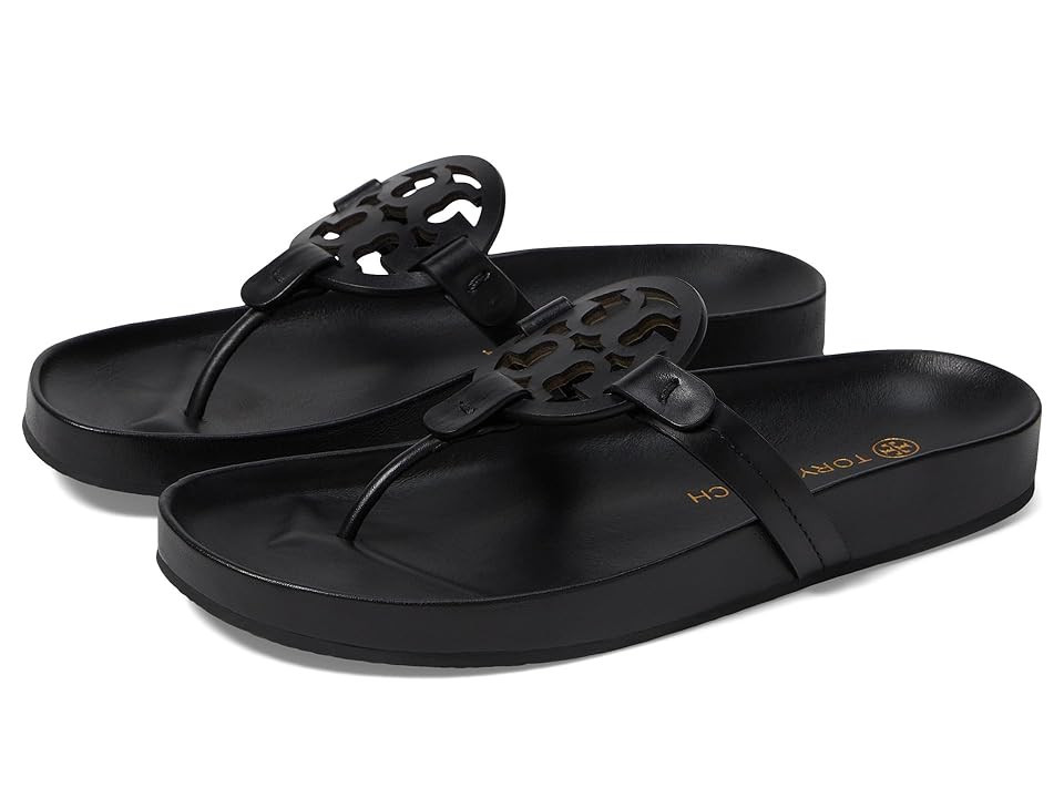 Tory Burch Miller Cloud Women's Shoes Perfect Black/Perfect Black : 5.5 M, Leather | Zappos