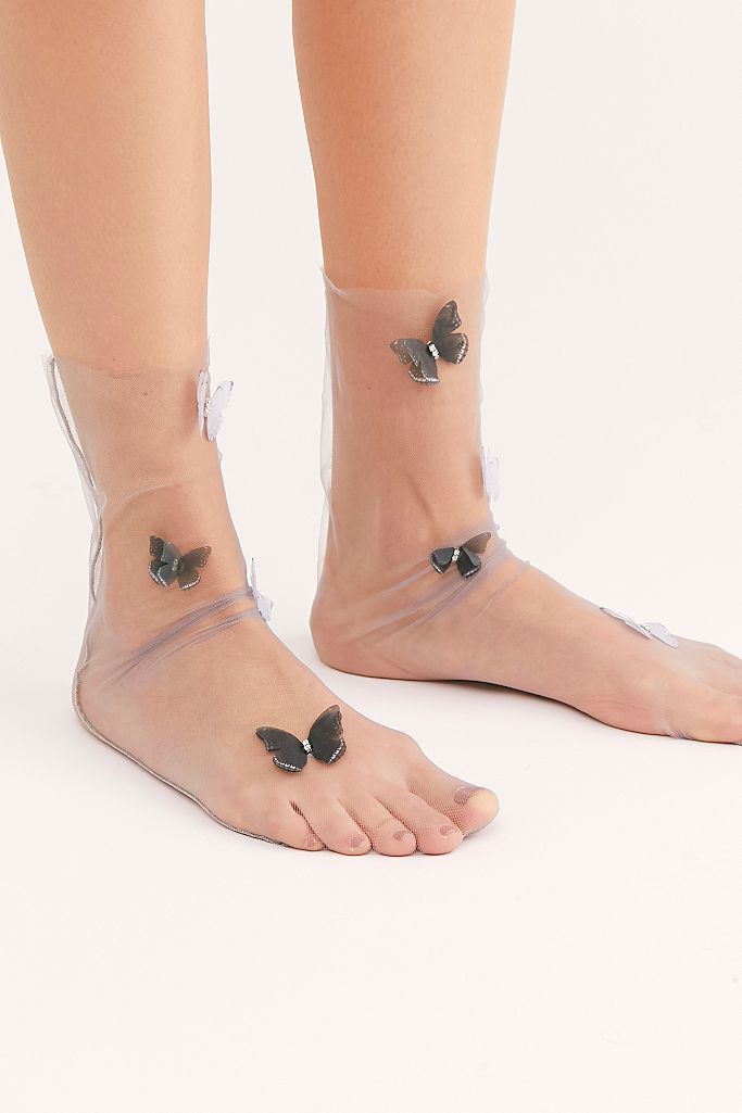 Butterfly Tulle Socks | Free People (Global - UK&FR Excluded)