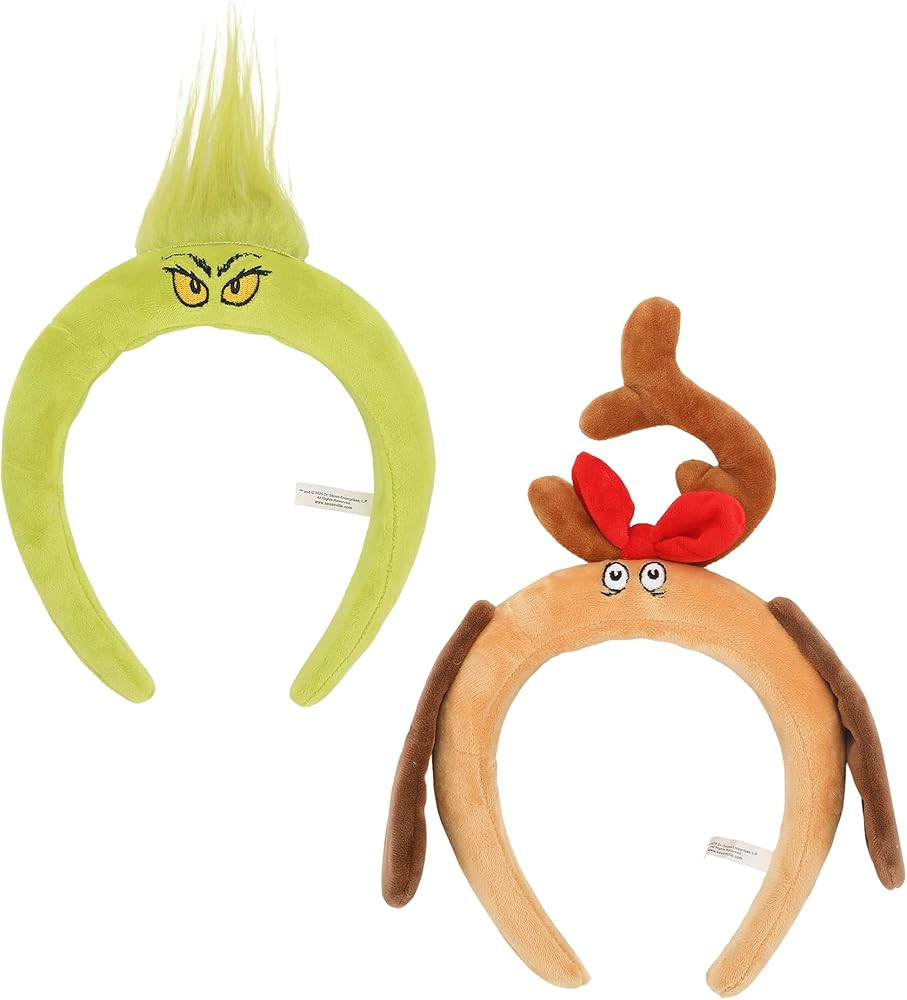 Bioworld The Grinch and Max 2-Piece Cosplay Headband Set | Amazon (US)