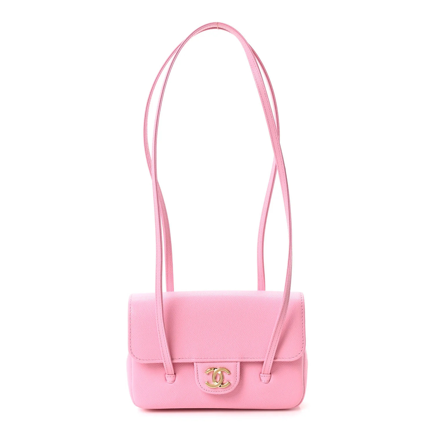 Chanel Shiny Caviar Mini Preppy Coco Shoulder Bag Rose 1892635 | FASHIONPHILE (US)