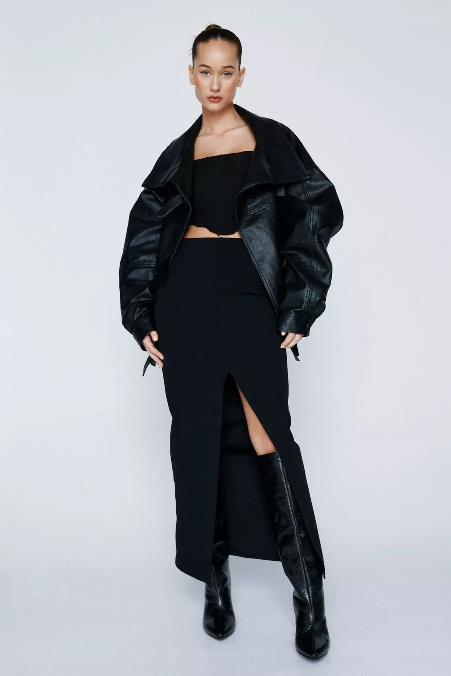 Split Front Maxi Skirt | Nasty Gal (US)