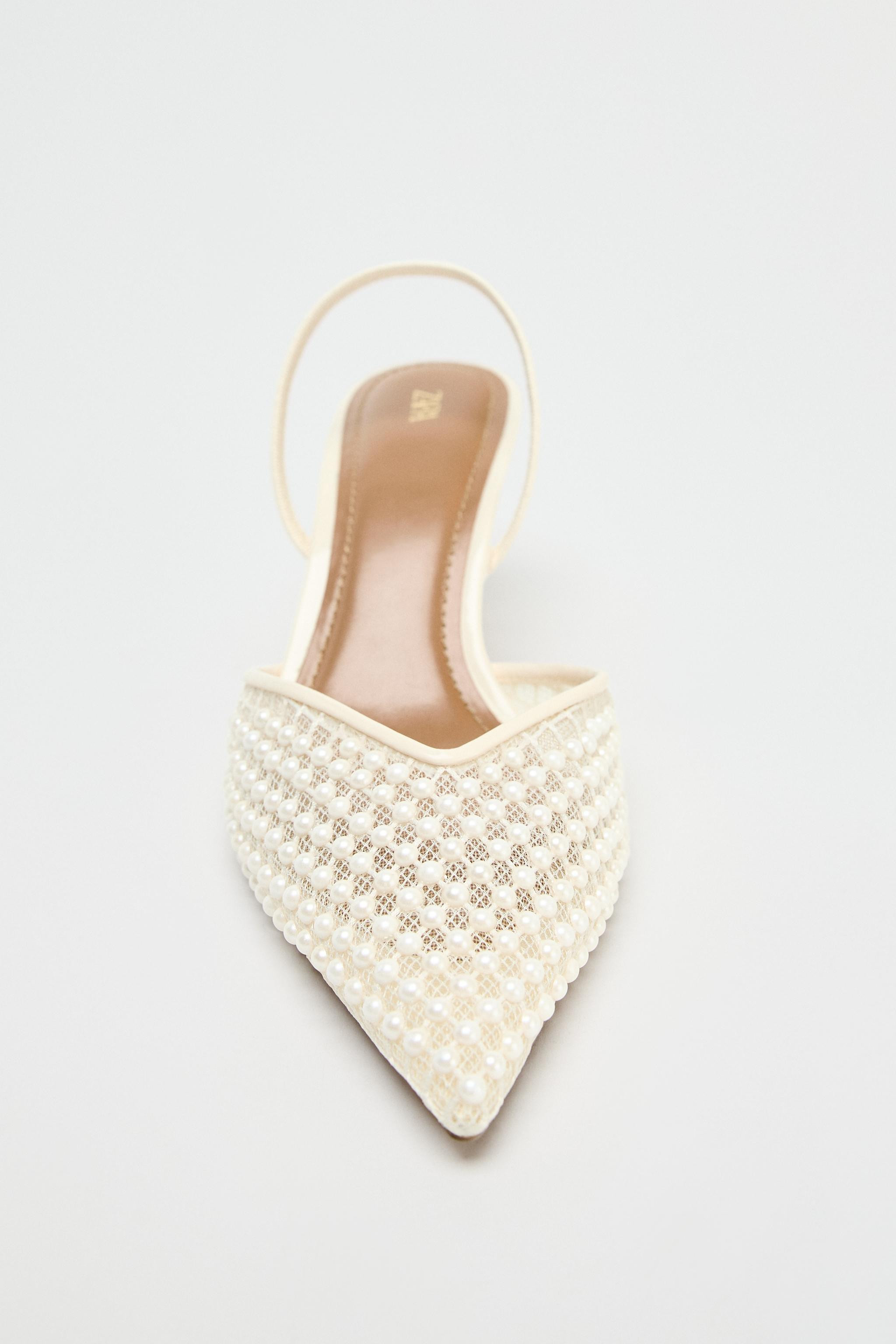 PEARL SLINGBACK PUMPS | Zara US