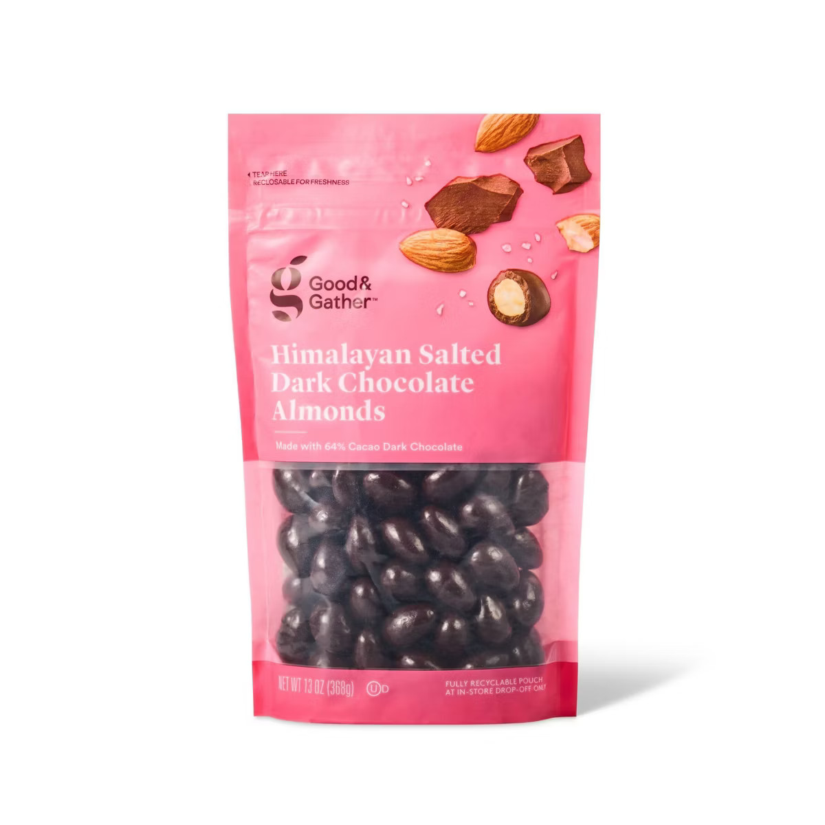 Himalayan Salted Dark Chocolate Almonds - 13oz - Good & Gather™ | Target