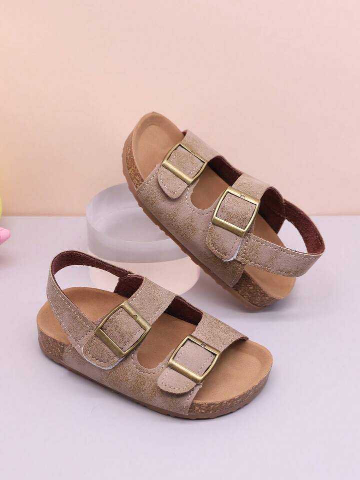 1 Par De Sandalias Versátiles Minimalistas Para Niños, Zapatos De Playa Con Punta Abierta Para Bebés, Zapatillas De Verano Antideslizantes Para Caminar Para Bebés | SHEIN