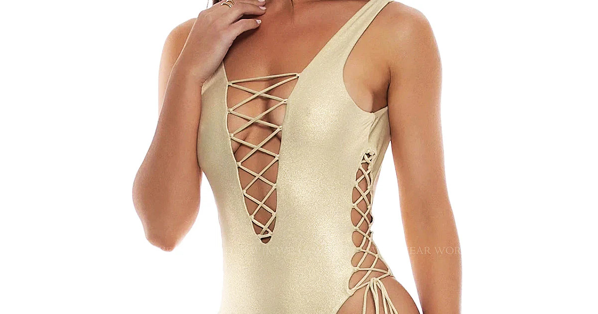 Open Side One Piece Bodysuit | Swimwear World