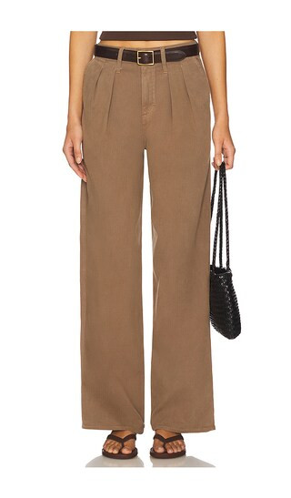 Sheryl Trouser Jeans in Coffee | Revolve Clothing (Global)