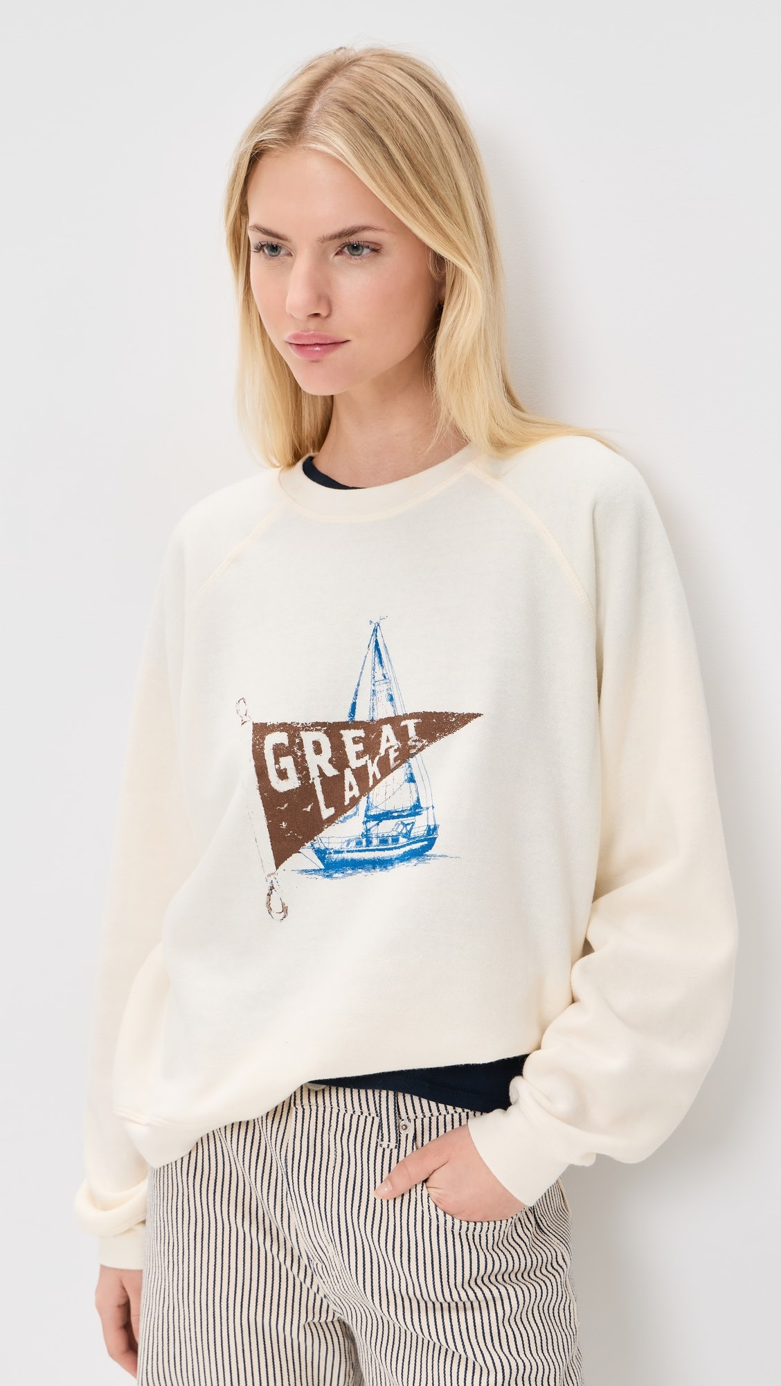 Great Lakes Raglan Crew Tee | Shopbop