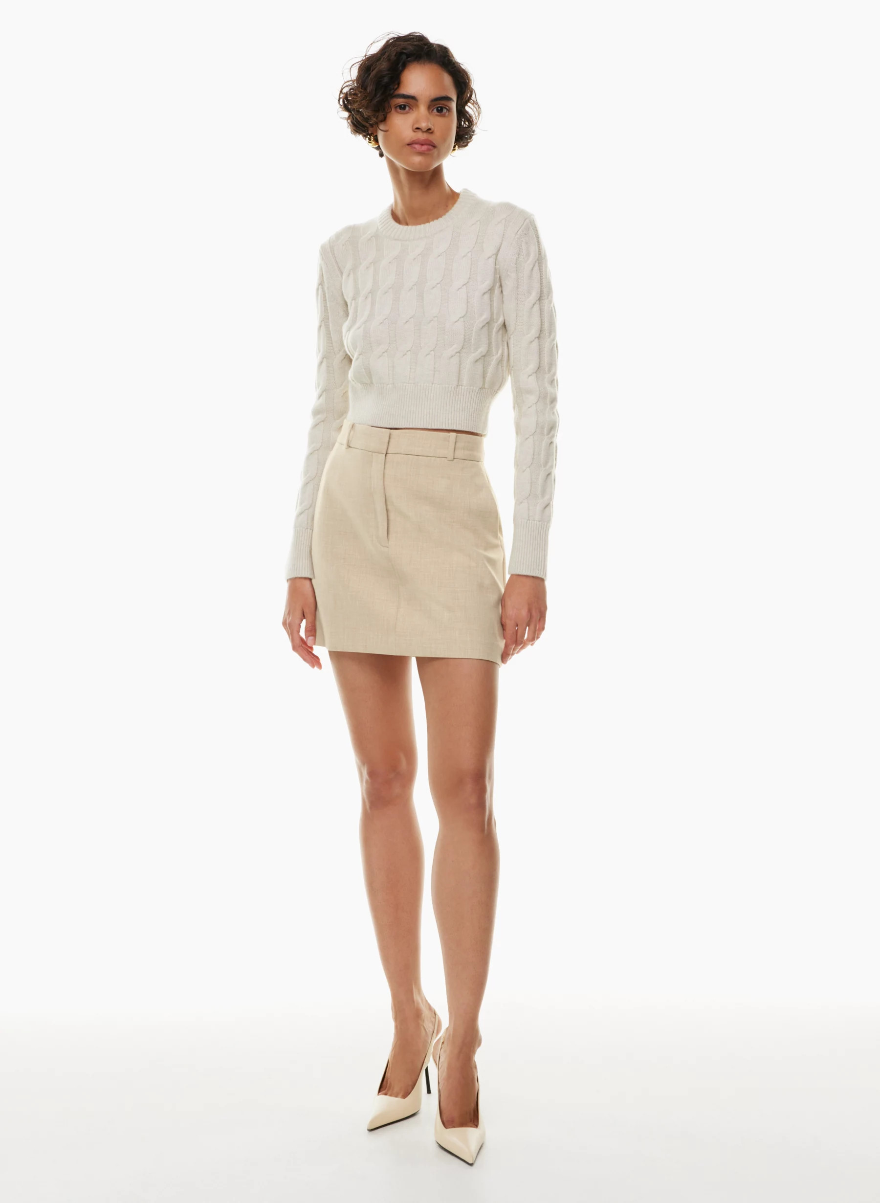 CHISEL SKIRT | Aritzia