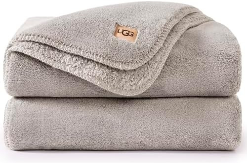 UGG Whitecap Plush Throw Blanket Fleece Soft Fluffy Throw Blankets for Couch or Bed, Home Decor, ... | Amazon (US)