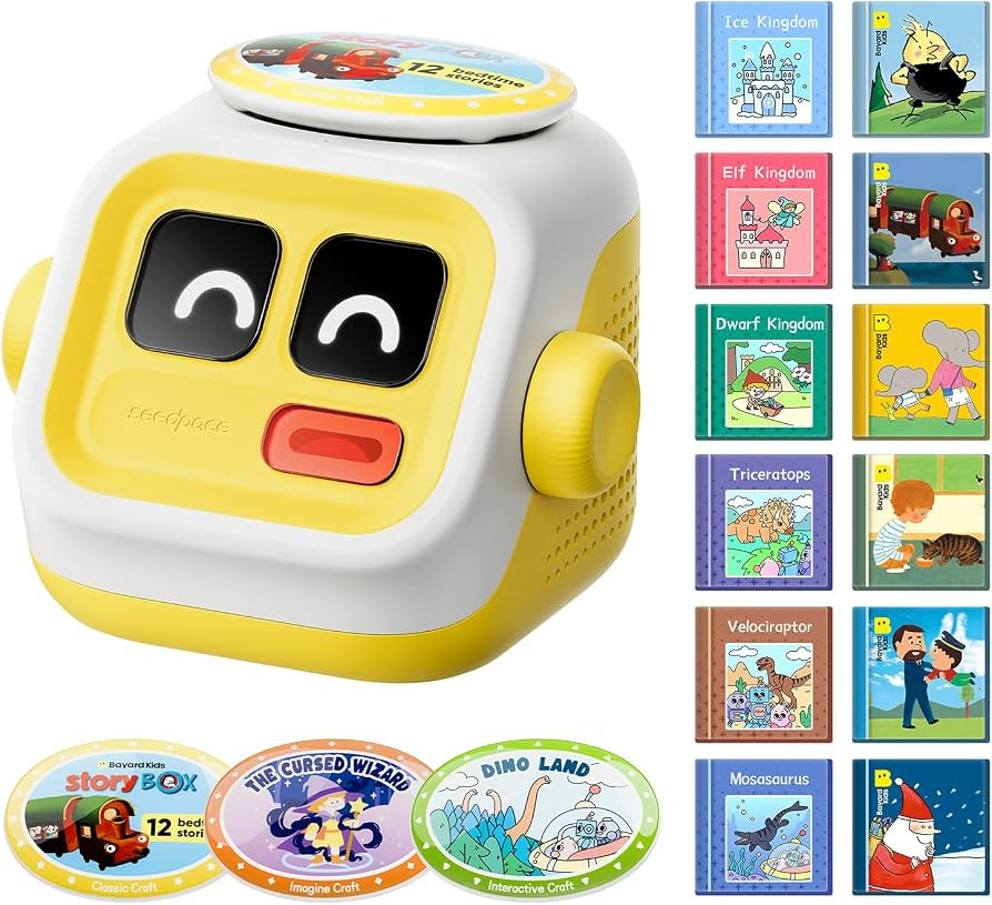 Interactive Story Machine for Kids: Screen-Free Player with 3 Story Books, 120 Stories, 600 Minut... | Amazon (US)