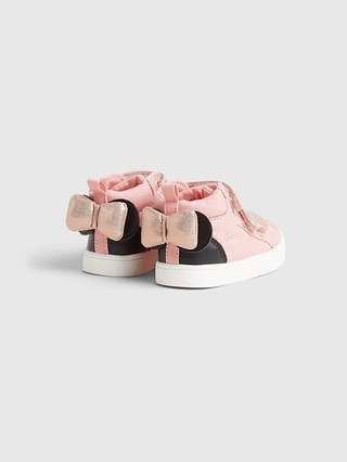 babyGap &#124 Disney Minnie Mouse High-Top Sneakers | Gap (US)