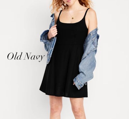 Old Navy 

Fit & Flare Cami Mini Dress
On sale this week for just $20!
Lots of color options.

#LTKfindsunder50 #LTKsalealert