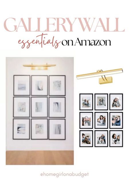 Gallery wall frames, photo gallery wall, gallery light, picture light, black picture light, wall decor ideas, target home decor, target home finds, amazon home decor, amazon home finds, home wall decor, home decor on a budget, (4/7)

#LTKstyletip #LTKhome