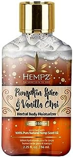 Limited Edition Pumpkin Spice & Vanilla Chai Herbal Moisturizing Body Lotion (2.25 Oz) – Fall S... | Amazon (US)