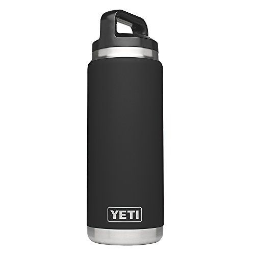 YETI Rambler 26oz Vacuum Insulated Stainless Steel Bottle with Cap, Black DuraCoat | Amazon (US)