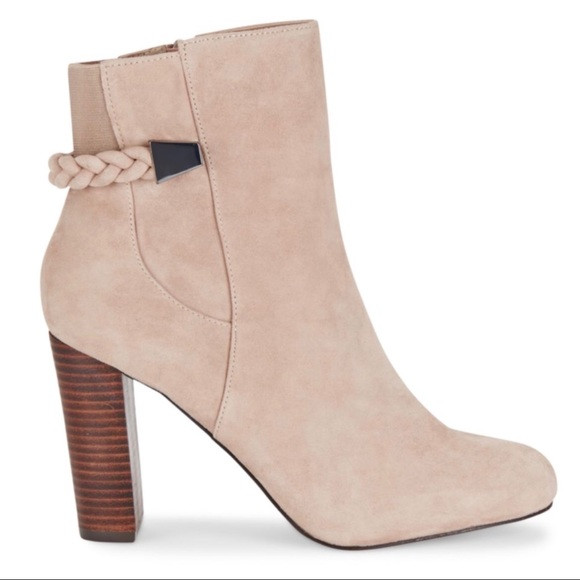 Saks Ankle High Stacked Heeled Boot | Poshmark